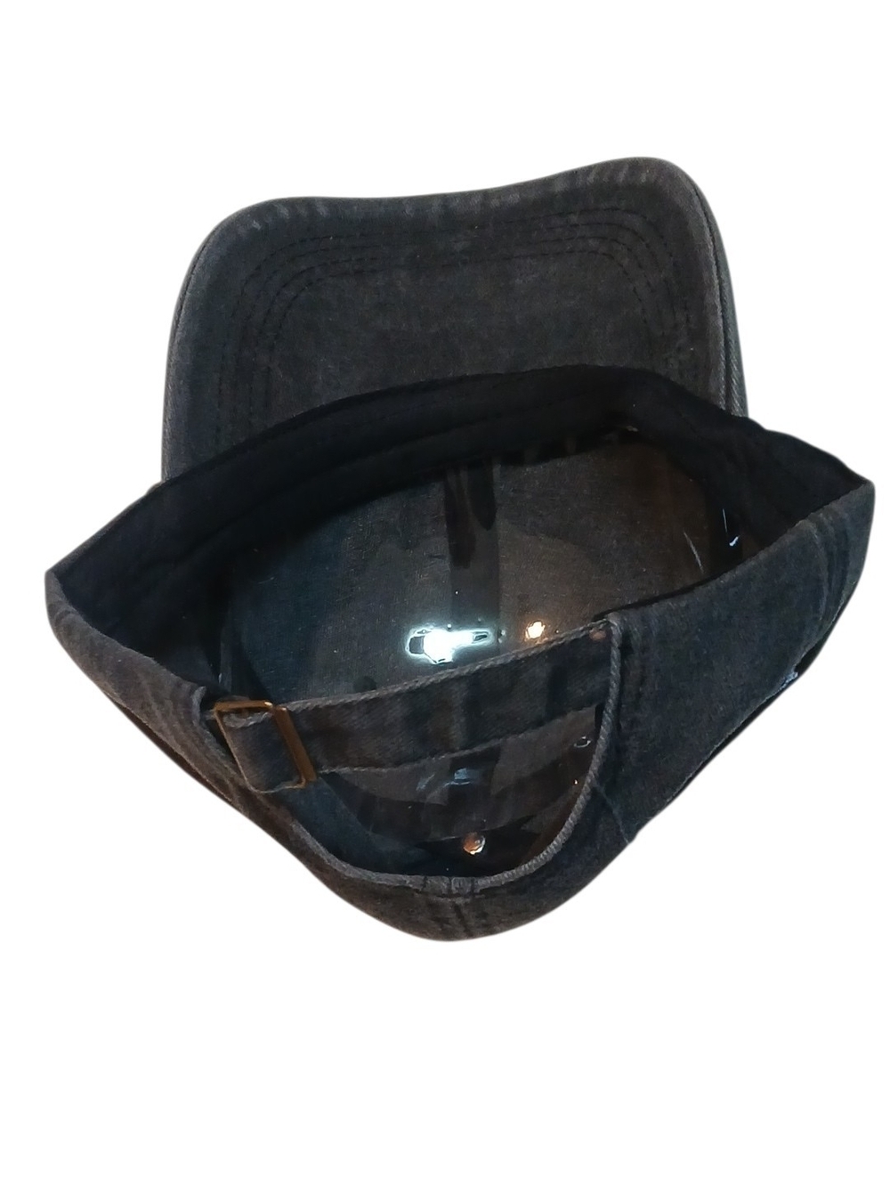Access - NWOT, Denim, Embroidered Christian Caps, Adjustable Strap Metal Buckle - Picture 2 of 6